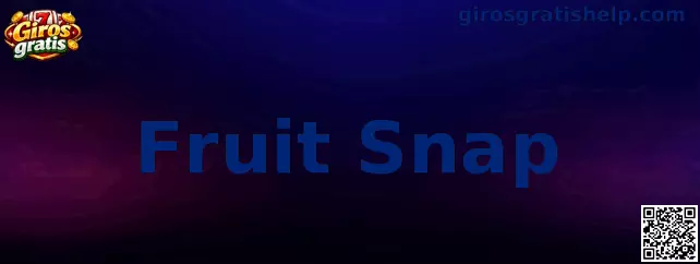 Pantalla de referencia del juego Fruit Snap con frutas coloridas